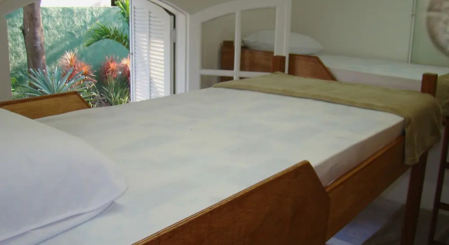 Кровать в общем номере Hostel Braz