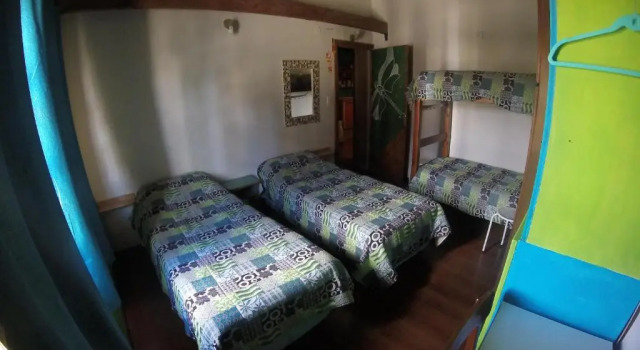 Кровать в общем номере La Justina Hostel