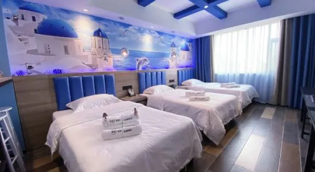 Кровать в общем номере yueshe luxury hotel