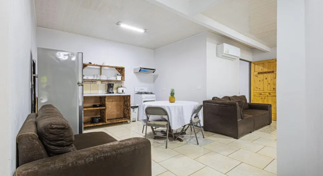 Кровать в общем номере c 1 комнатой Hotel Cabinas el Tecal