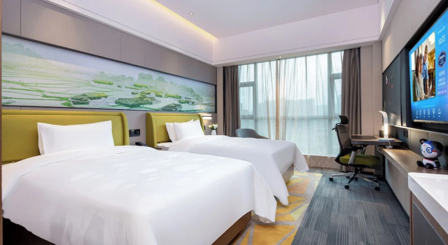 Четырёхместный номер Comfort с видом на внутренний двор Morninginn, Zhangjiajie Tianmen Mountain
