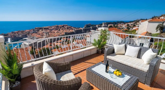 Апартаменты Premium с 2 комнатами с видом на море Apartments Isabora