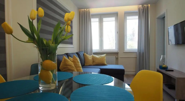 Апартаменты с 2 комнатами с балконом Grand -Tourist Marine Apartments