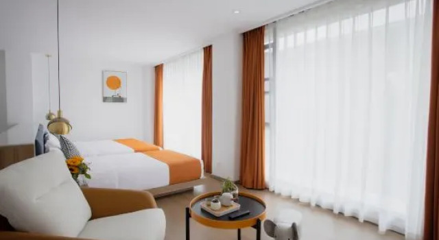 Семейный люкс с видом на внутренний двор Huizhou Yingxiu West Lake Meisu