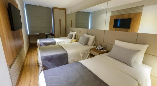 Трёхместный номер Hotel Atlântico Travel Copacabana