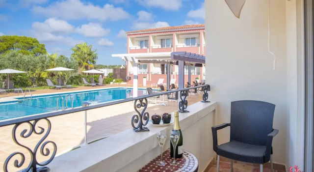 Habitación doble Estándar con balcón y con vista Hotel Sa Barrera