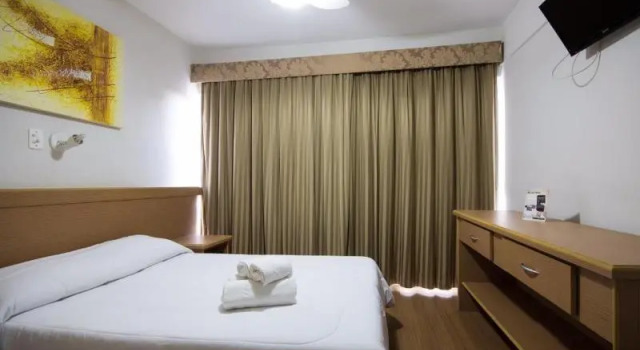 Одноместный номер Standard с балконом Hotel Nacional Inn Poços de Caldas - Lazer completo e Gastronomia no Centro