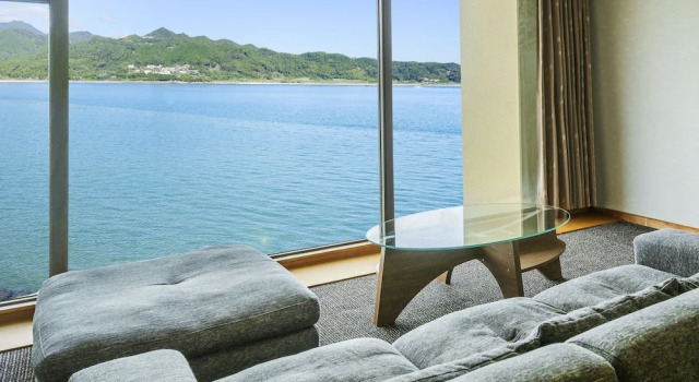 Номер Japanese-Western Superior с видом на океан KAMENOI HOTEL Nachi Katsuura Kumano Kodo