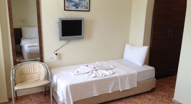 Трёхместный номер Standard с балконом и с видом на море Olimpia Hotel