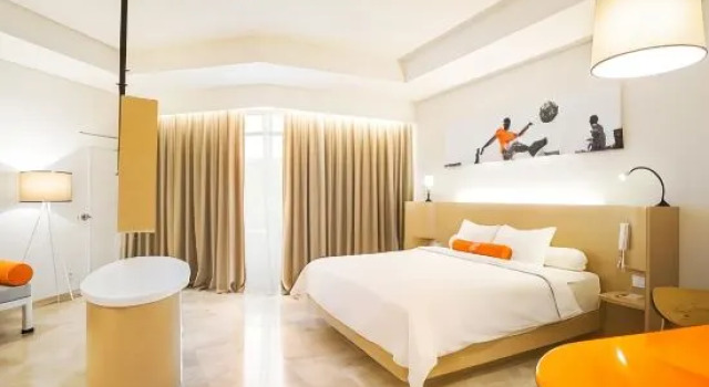 Люкс с красивым видом из окна HARRIS Resort Batam Waterfront