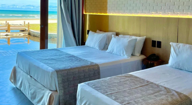 Номер Deluxe seafront Resort Tororomba