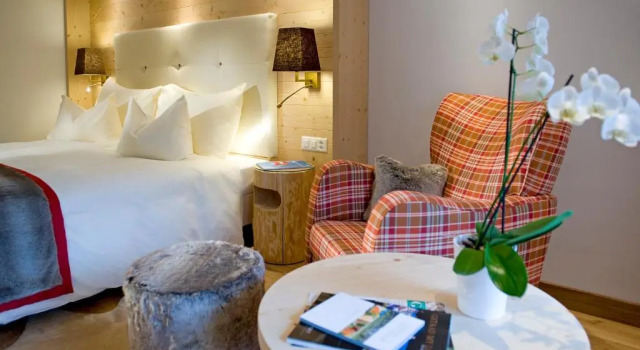 Двухместный номер Standard GOLFHOTEL Les Hauts de Gstaad & SPA