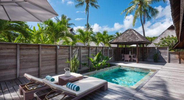 Двухместный люкс Private Pool Garden Hilton Moorea Lagoon Resort & Spa