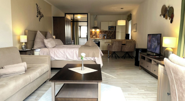 Студия Haus Roseneck mit gratis Zugang zur Jod-Sole-Therme