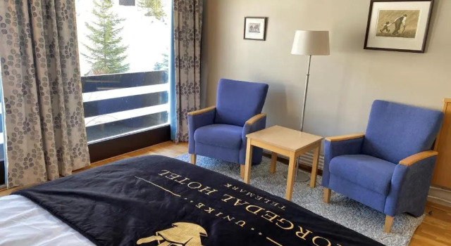 Standard- dobbelt værelse Morgedal Hotel