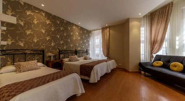 Четырёхместный номер Standard Hosteria Villa de Castro