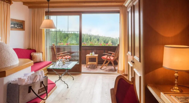 Двухместный номер Standard с балконом и с видом на горы Hotel Lärchenhof Natur