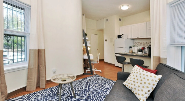 CH5 & CH7 - Majestic View Fully Furnished 1BR Dog Ok, Забронировать Отель Отели Вашингтона 3 звезды, рядом с Кэпитал-Саут, 3*