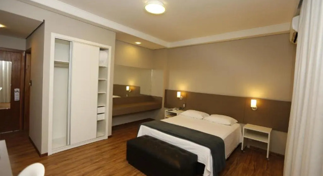Двухместный номер Deluxe Hotel Himmelblau Blumenau - Centro de Blumenau, próximo ao Neumarkt Shopping