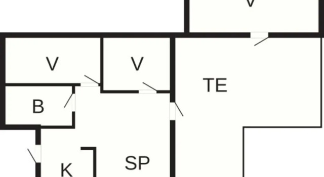 Коттедж 6 Person Holiday Home in Nykobing Sj