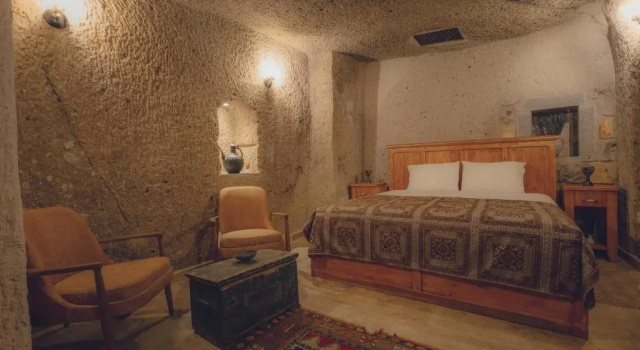 Двухместный номер Deluxe Vasıl Cave Hotel