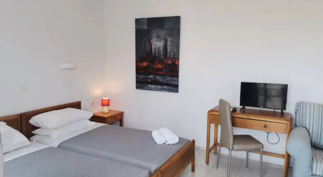 Одноместный номер Classic с балконом и с красивым видом из окна Pantheon Apartments Kos Town