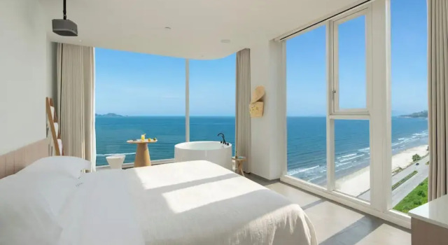 Двухместный номер Standard с балконом Miyue Santorini Seaview Resort Hotel