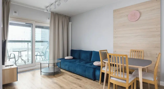 Апартаменты Standard c 1 комнатой с видом на город Vip Warsaw Apartments