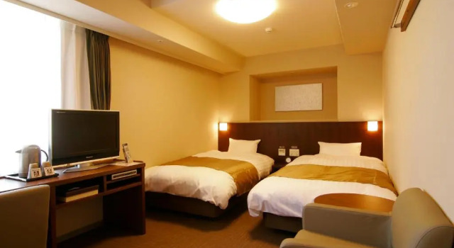 Двухместный номер Corner Отель Dormy Inn Kumamoto Natural Hot Spring