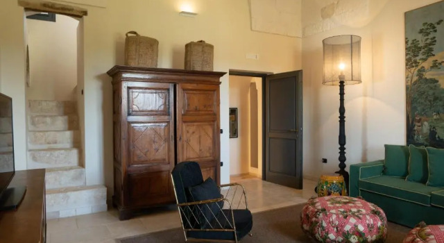Люкс с видом на бассейн Masseria Santo Scalone