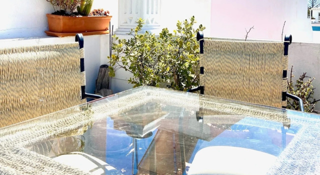 Двухместный коттедж с балконом и с видом на море Zenit Olhao B & B with sea view rooftop terrace