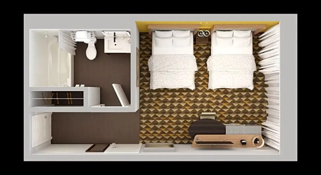 Четырёхместный номер Deluxe Holiday Inn & Suites Orlando SW - Celebration Area by IHG