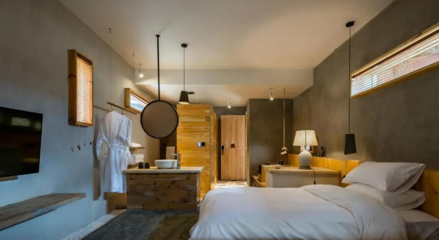 Двухместный номер Deluxe Shangri-La Karesansui Hotel