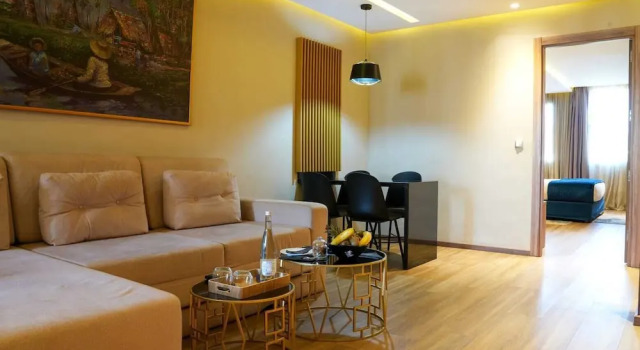 Люкс Deluxe c 1 комнатой с видом на город First Suites Hôtel
