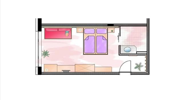Трёхместный номер Standard Hotel Alpenrose aktiv & sport