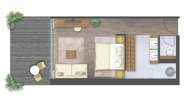 Двухместный номер Standard с видом на сад Viktoria Alpine Hideaway