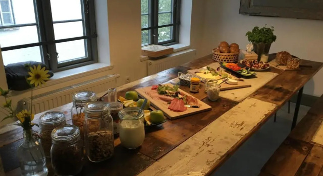 Кровать в общем номере Seemannsheim Hostel Flensburg