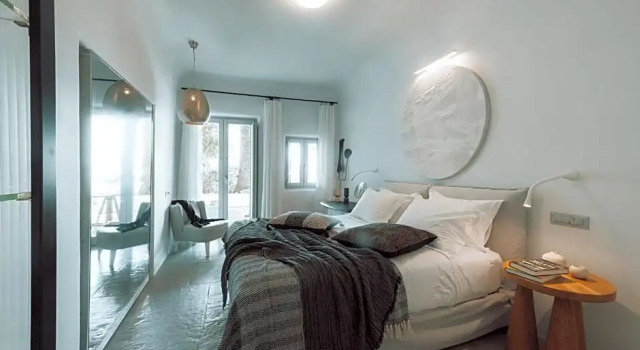 Двухместный номер Deluxe Beachfront Mykonos Ammos Hotel - Small Luxury Hotels of the World