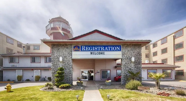 Кровать в общем номере Lighthouse Suites Inn