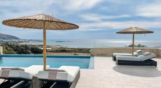 Вилла с видом на море Actea Seaview Villas I "Free" heated pool & 800m sea