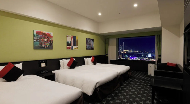 Трёхместный номер Premium Superior Floor Family с видом на парк The Park Front Hotel at Universal Studios Japan
