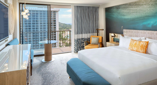 Двухместный номер с видом на океан OUTRIGGER Waikiki Beachcomber Hotel