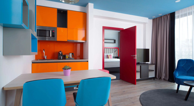 Апартаменты c 1 комнатой Park Inn by Radisson Residence Рига Барона
