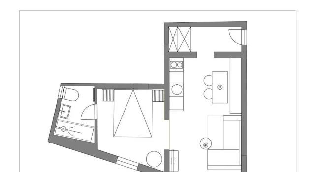 Апартаменты c 1 комнатой Haus am Stadttor
