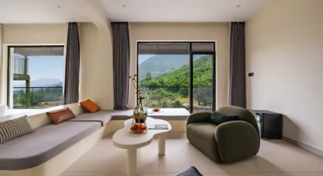 Двухместный люкс Yehexi·Samar Xingxi Camping·Private Tang Hot Spring Wild Luxury Homestay