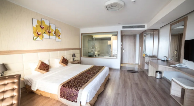 Deluxe kamer met balkon en  uitzicht op zee Ruby Hotel
