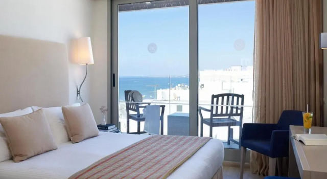 Двухместный номер с частичным видом на море Kriti Beach Hotel