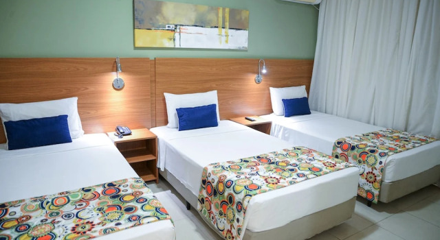 Трёхместный номер Deluxe Comfort Hotel Bauru