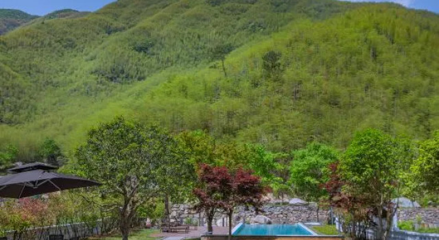 Facing the Mountain for Residence | Anji Zhuxi Mountain Wild Drift Dock Homestay, Prenota Hotel Hotel a Huzhou con piscina, Piscina