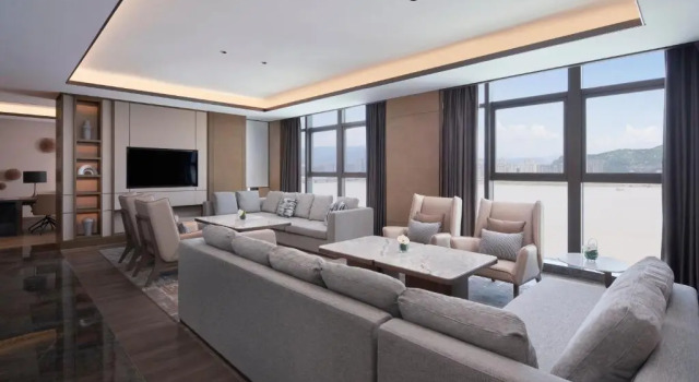 Клубный номер Standard с видом на реку Wenzhou Marriott Hotel